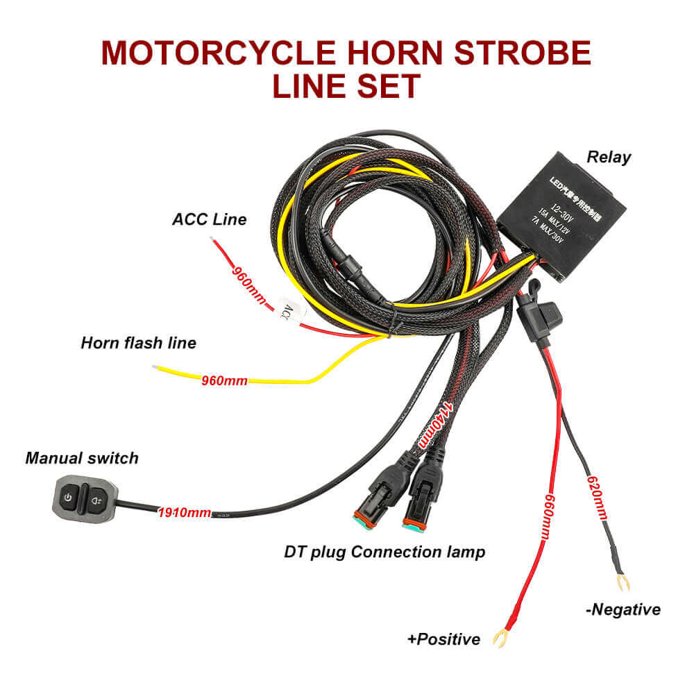 Motorcycle auxiliary light for BMW Switch