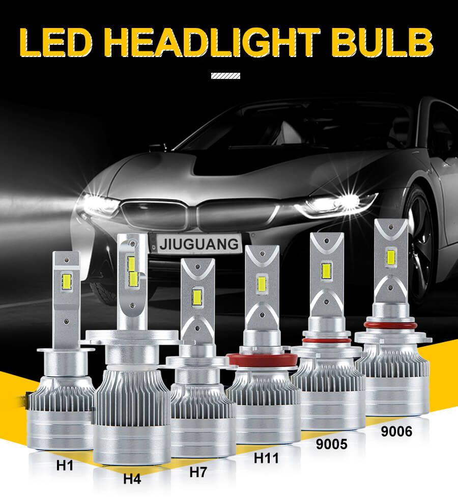 Super Bright All Metal Led Headlight Bulb JG-T12 details
