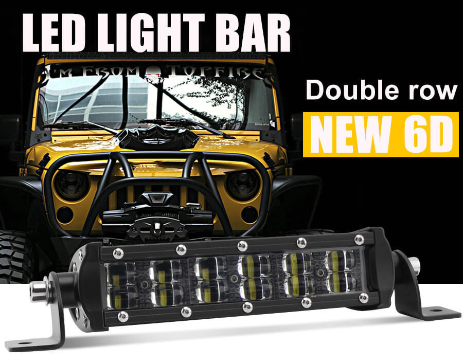 Super Bright Dual Rows Offroad Light Bar JG-9620A details