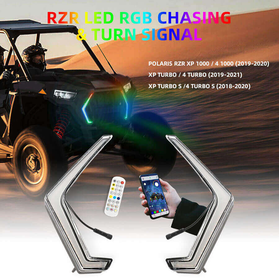 Polaris RZR RGB Fang Lights Supplier JG-RZR-P1 details