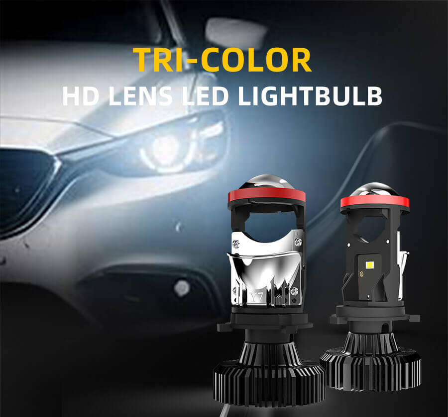 3 Color RightLeft Hand Drive H4 Mini Projector JG-Y7S details