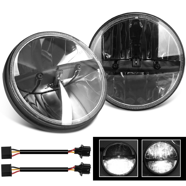 Eagle Series ® 7 inch Anti Dazzle Bottom Luminescence Led Headlight JG-J004