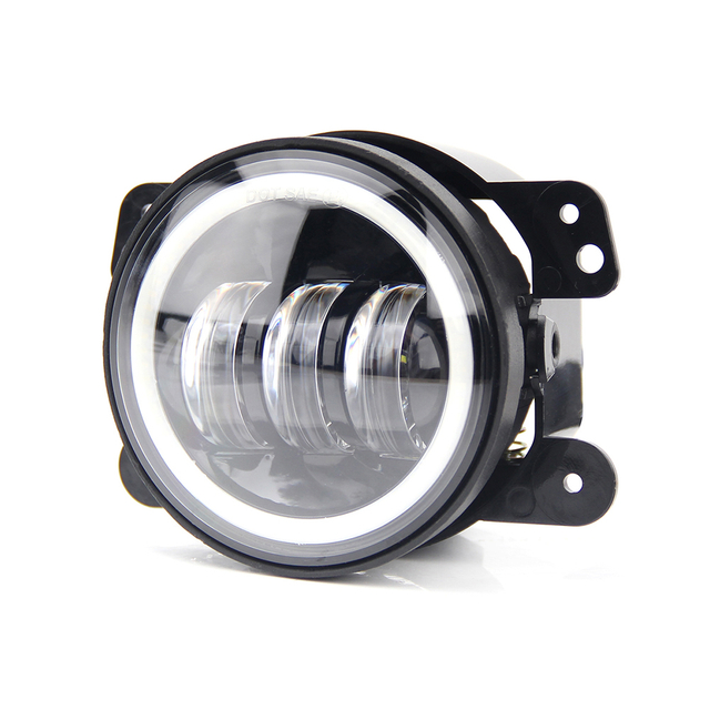 4 inch Led Fog Lights with Halo Ring for Jeep JG-W001-B