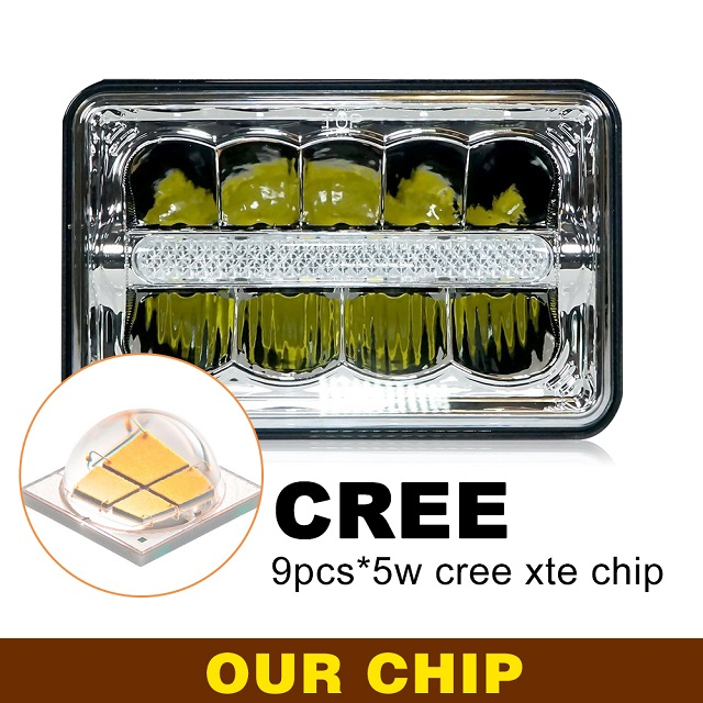 Rectangle Halo Headlight 1002T