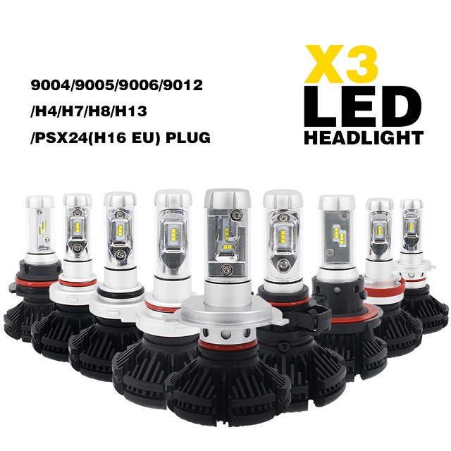 Led Lights Bulbs for Cars Headlights X3