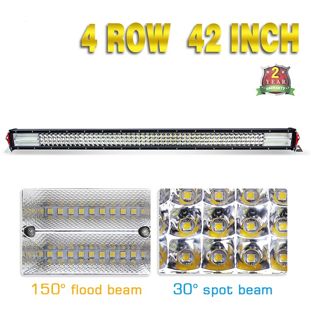 Quad Led Light Bar for Cars 9642
