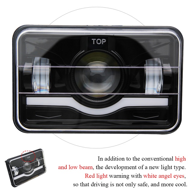 4x6 45W Square LED Headlights JG-T001N