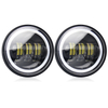 4.5" Inch LED Fog Lights with Angel Eyes for Harley Motorcycle JG-W002B