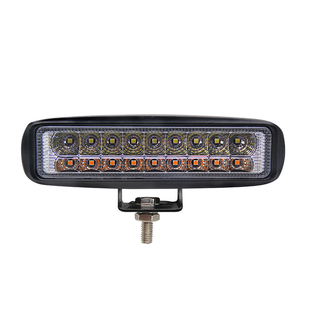 6 inch dual -color square marine,automotive led work lights, automotive auxiliary lights.JG-921S