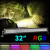 Jeep RGB Dual Row 22-52inch LED Light Bar JG-9624R