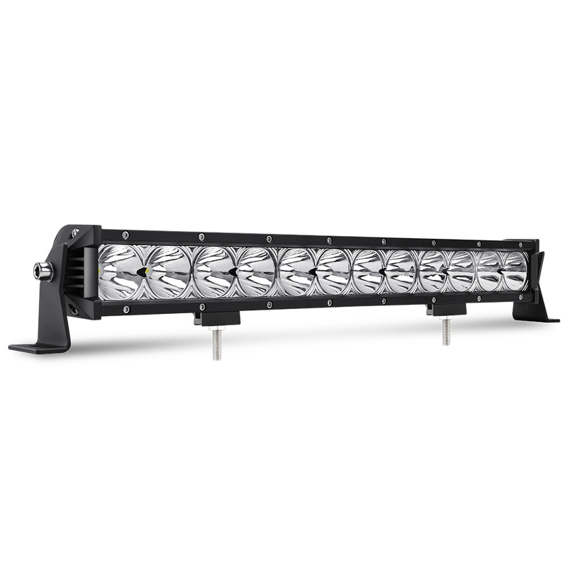  Big Light Cup Singel Row Led Light Bar (Both Bottom and Side Brackets Can be Used) JG-912Z