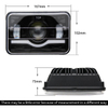 4x6 45W Square LED Headlights JG-T001N
