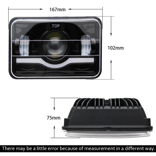 4x6 45W Square LED Headlights JG-T001N