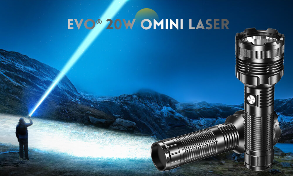 Newest Panoramic White Laser LEP Flash Light