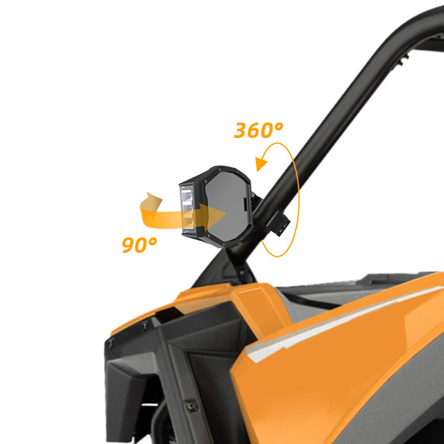 Universal UTV Mirrors Lights With Turn Signals JG-JZD-996