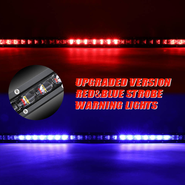 Super Slim Traffic Advisor Design Strobe Warning Light Bar JG-9610G-TJ-C