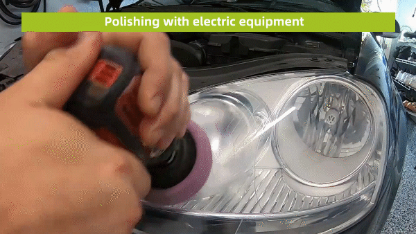 Polishing with electric equipment