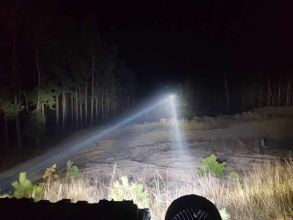 laser driving light