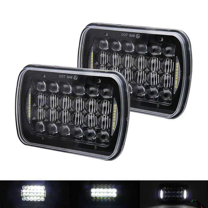 5x7 Led Headlight Conversion 1003E