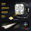 3” Side Shooter Off Road Light Pods with RGB Backlit 