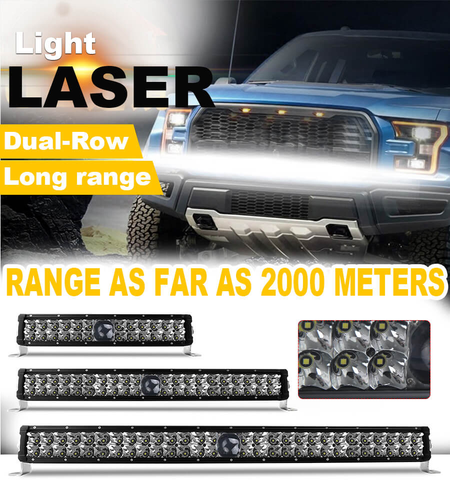 Laser Led Light Bar Super Bright Off Road with Exposure distance 2000m JG-L9620 details
