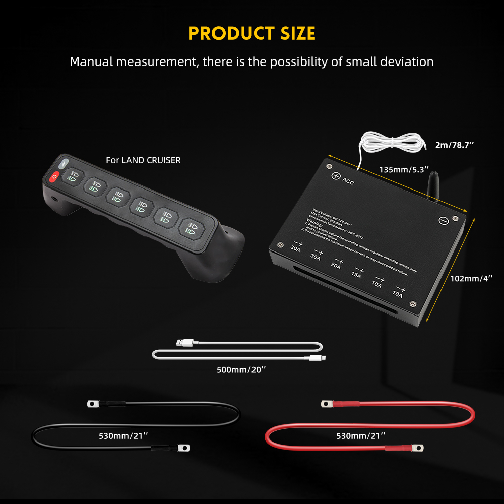 Grab Handle Switch Panel for Toyota Land Cruiser LC200 