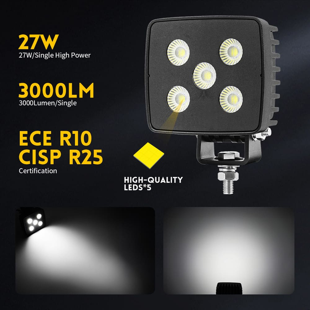4.5 Inch anti glare led tractor work lights-GC-F35