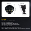 7" Motorcycle LED Headlight High Low Beam for Harley 10-12 FLSTSE-HL-1003