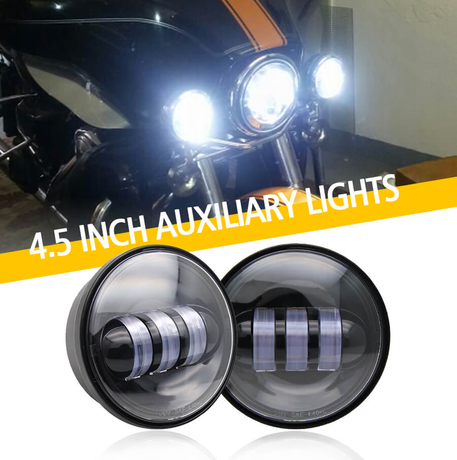 4.5 Inch LED Fog Lights 30W for Harley Motorcycle JG-W002 details