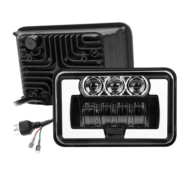 4x6 Rectangular Headlight with Position Lights JG-T001-LL