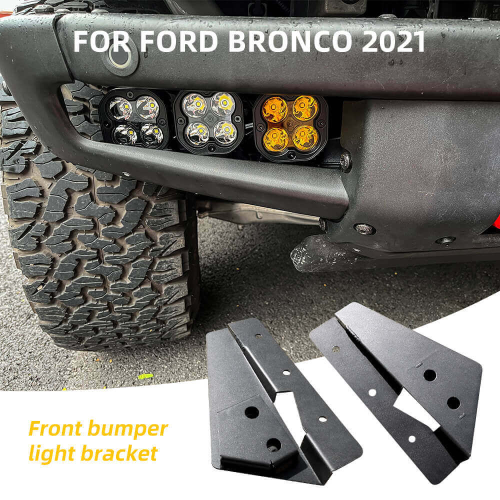 2020-2022 Ford Bronco Triple Fog Light Brackets details