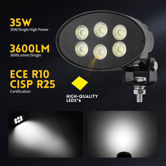 40W Oval led lights work lights for truck-GC-T26