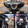 7" Motorcycle LED Headlight High Low Beam for Harley 10-12 FLSTSE-HL-1003