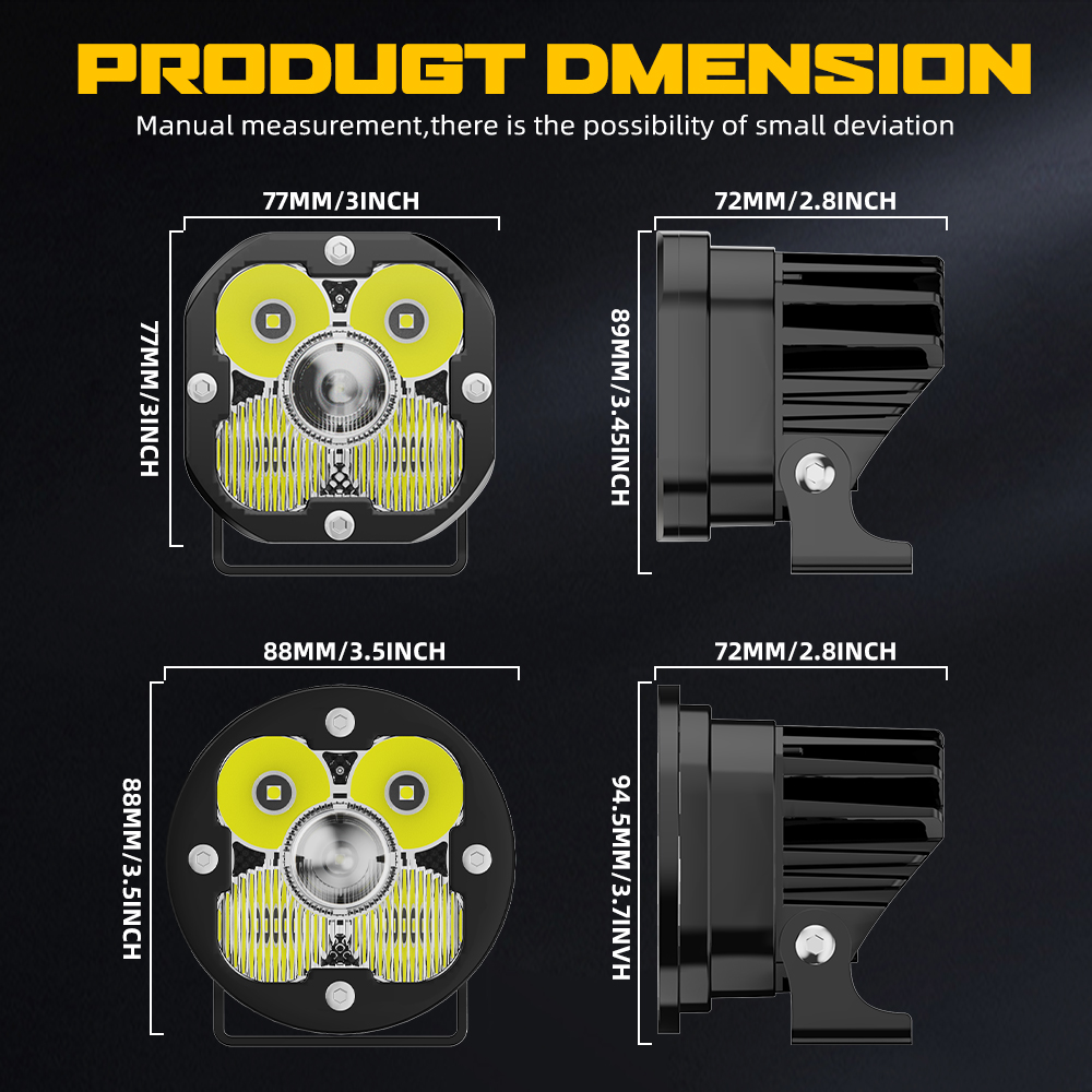3 Inch Combo Beam Led Light Pods Manufacturer -L030-LED