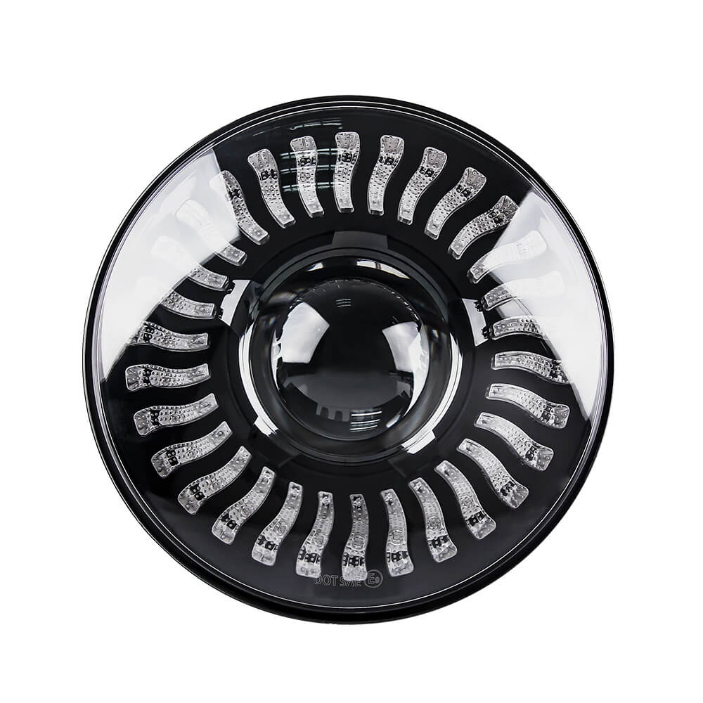 Daymaker 7 Inch Petal RGB Halo Angel Eyes Jeep Headlight JG-J008