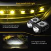Ultra-Slim 25W LED Grille Light System with Control Box
