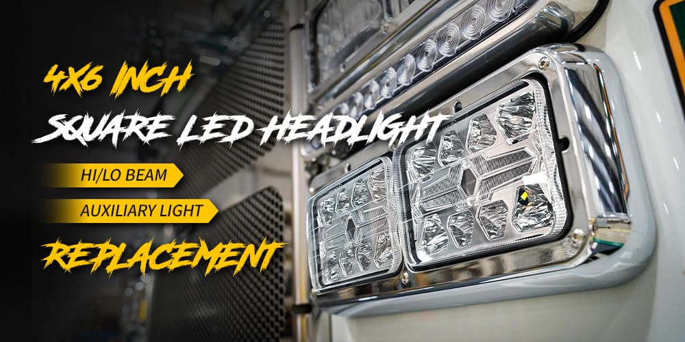 truck-replacement-4x6-LED-headlight-auxiliary-mount