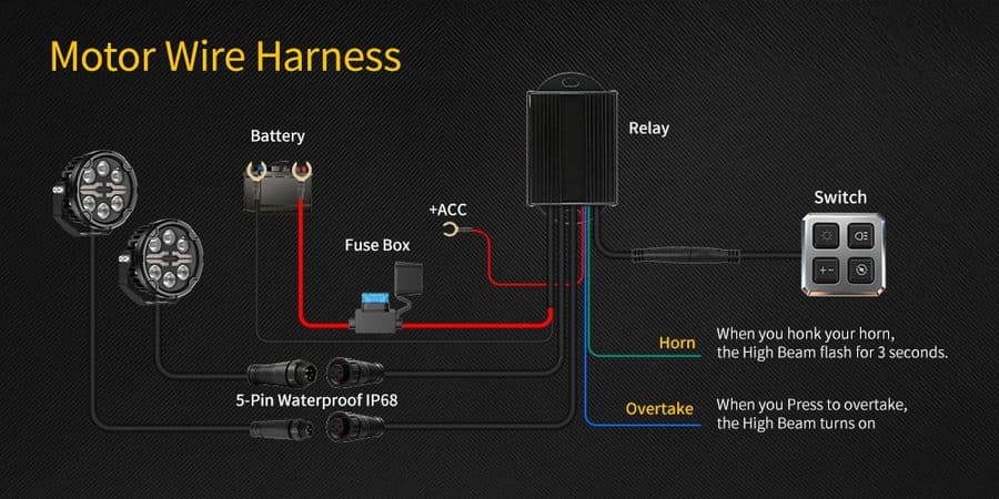 motorcycle-light-wiring-harness-relay-switch-diagram