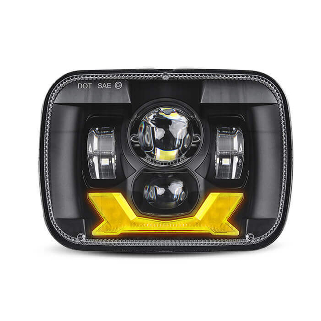 5×7 Rectangle Angel Eye Led Headlight JG-T004-YY