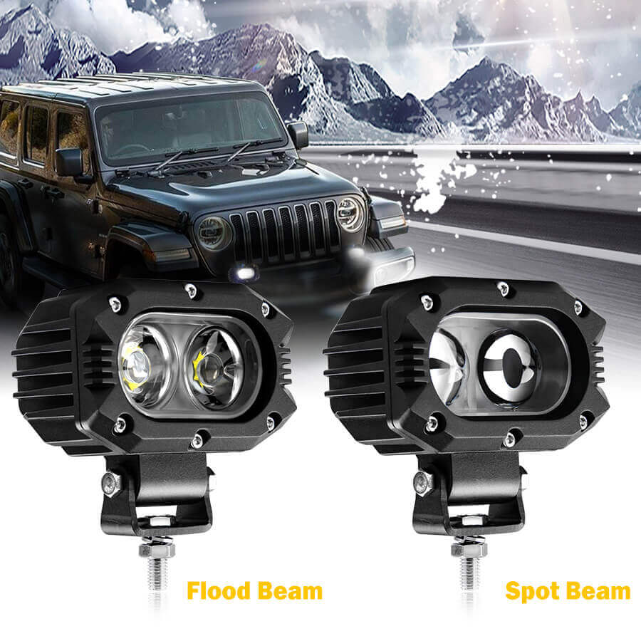 High intensity led auxiliary lights for jeep and motorcycle JG-914Z details