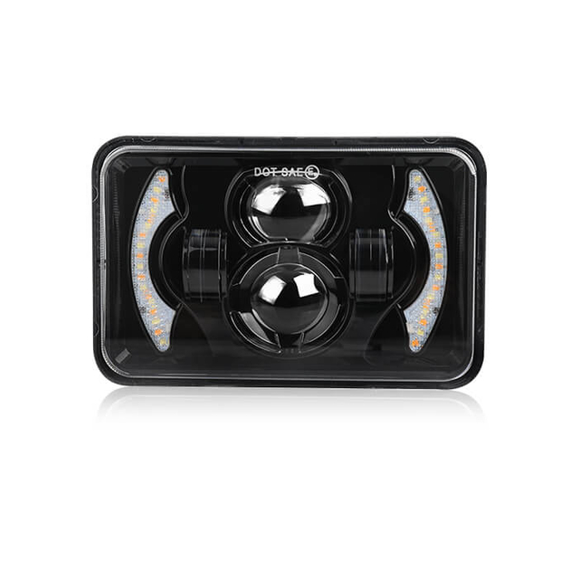 4x6 Crescent Halo Rectangular Headlight Wholesale JG-T001-YY