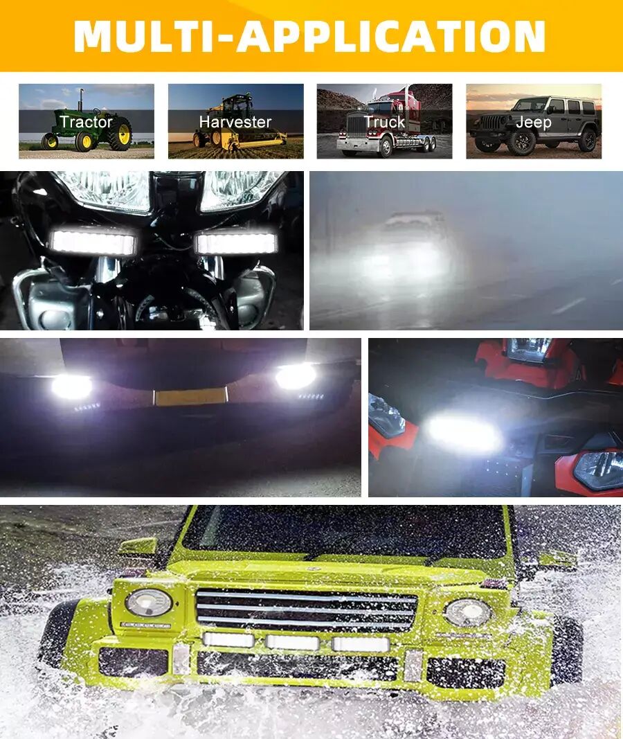 6 inch 4D Reflector Mini Light Bar for Boat ATVTruck JG-921C application