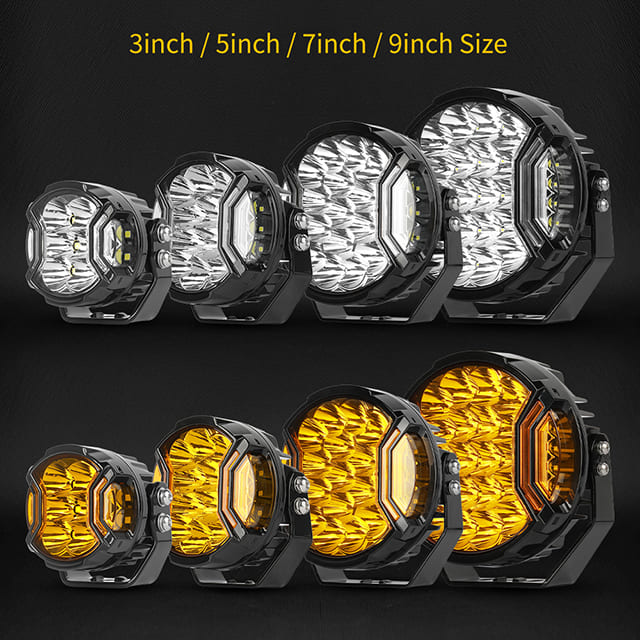 SideEye Scout 5inch Side Shooter Spot Light with Position Light