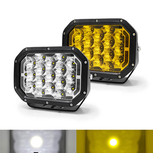 5x7 Rectangle Led Driving Lights with DRL JG-947
