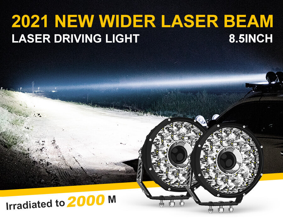 New 8.5 inch Laser Driving Lights JG-L-LB085 details