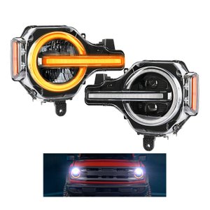 2022 Bronco RGB LED Projector Headlights Factory 