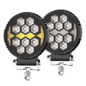 4 inch Round Led Work Light With Amber DRL for Truck-930D-12