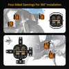 4.5 Inch Motorcycle Aux Light High Low Beam with Amber DRL-MC-4