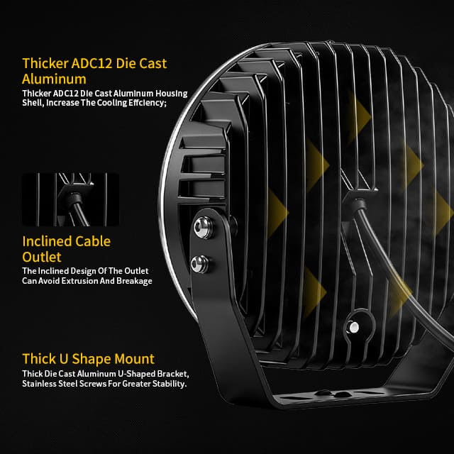 Vant EL 9 Inch Driving Light with Dynamic Position Light-901V-CG