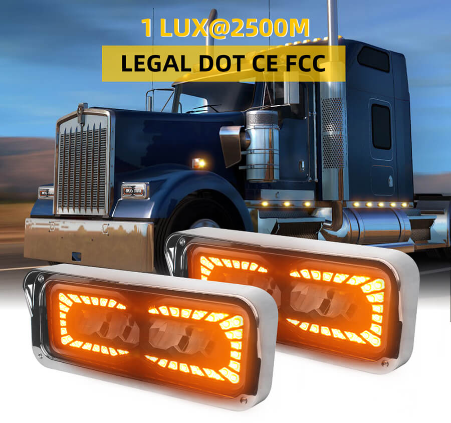 Headlights for 379 deals peterbilt